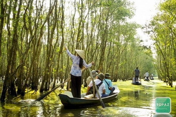 Khi nhắc đến những khu du lịch sinh thái ở An Giang không thể bỏ qua khu du lịch sinh thái Rừng Tràm Trà Sư