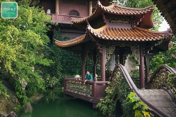 Điểm check in cực ấn tượng tại khuôn viên chùa Hang Châu Đốc