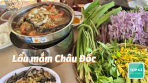 lẩu mắm Châu Đốc ngon