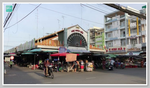 Hình ảnh toàn cảnh chợ Châu Đốc An Giang 